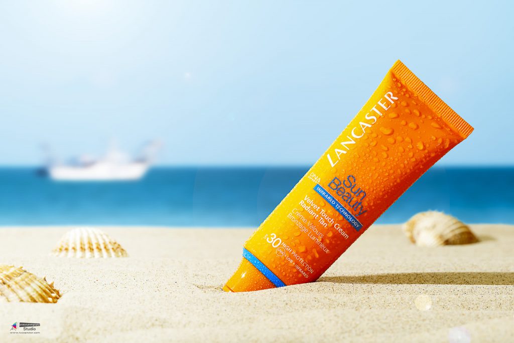 sunscreen cosmetics photography