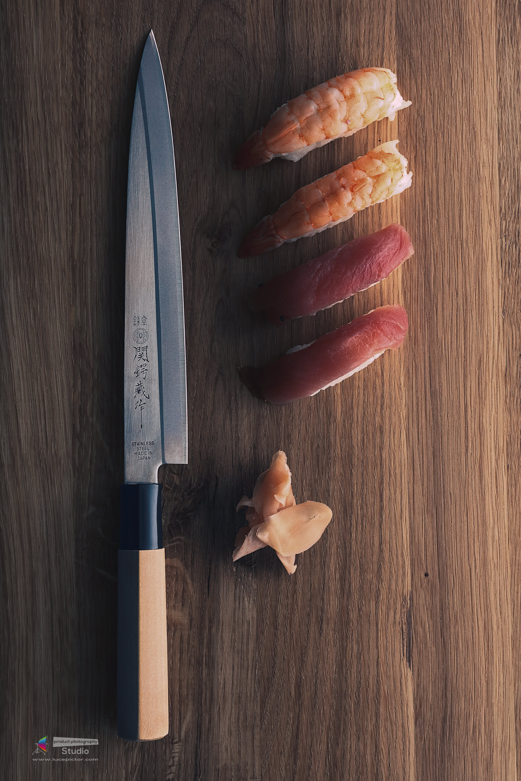 editorial knife product photography