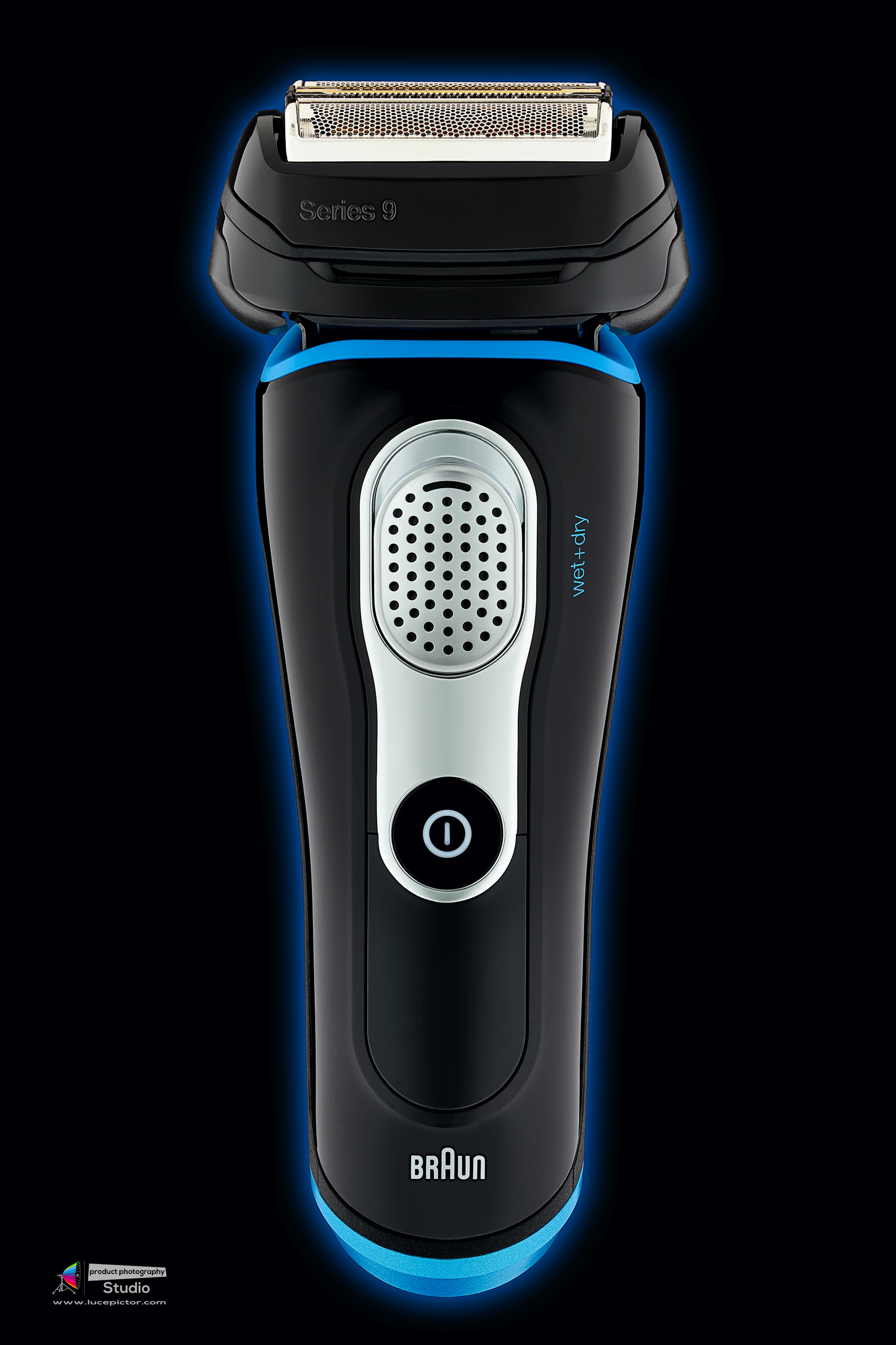 braun shaver product photography