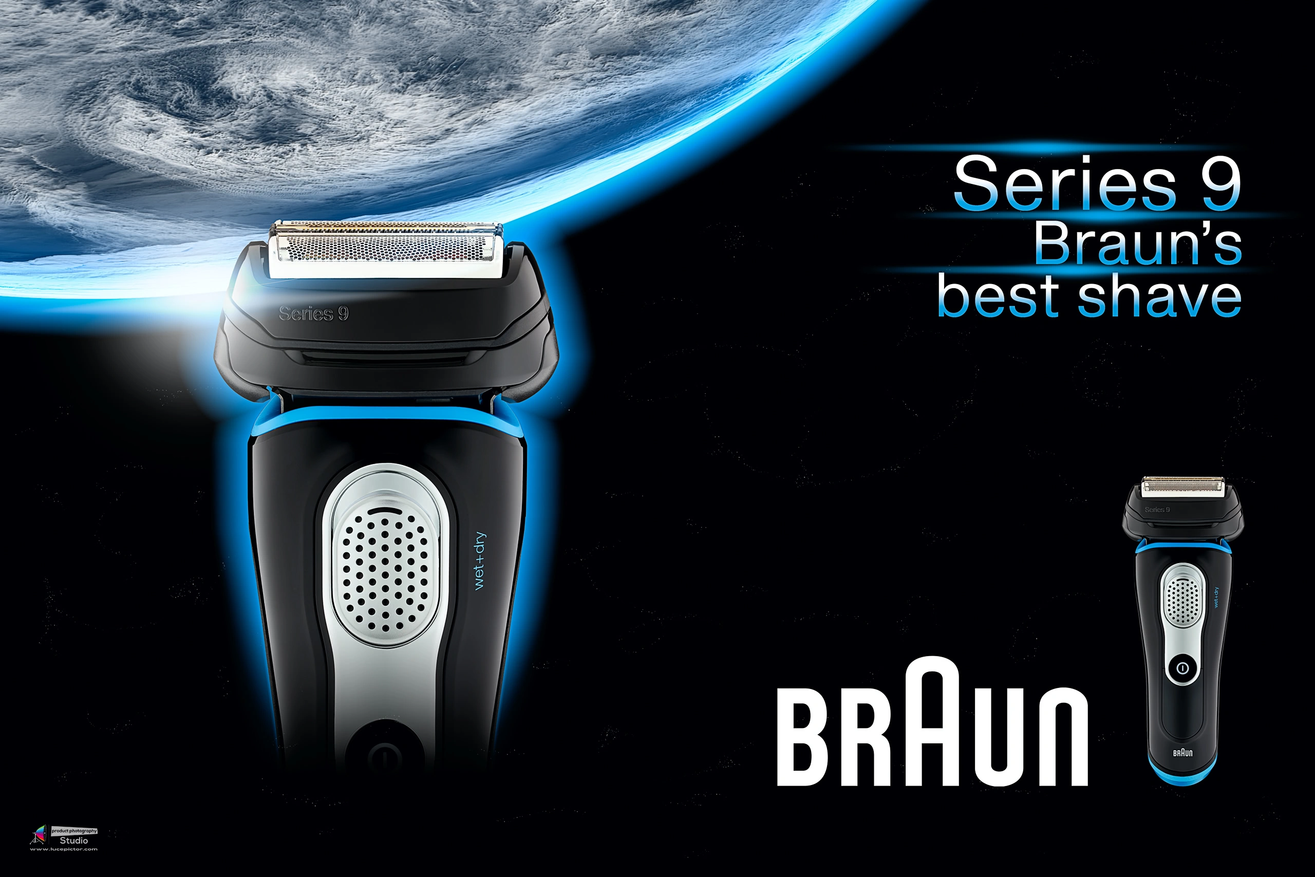 braun shaver advertising photography